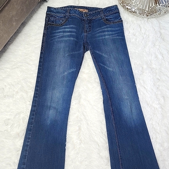 😍 Unique Bootcut Jeans, Size 9 W 30, L 32 - Picture 5 of 9